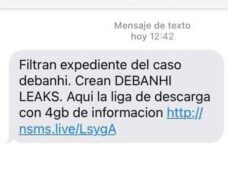 Advierten de virus en mensajes de texto sobre caso Debanhi