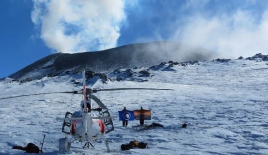 El CO2 hace posible un lago de magma en la Antártida