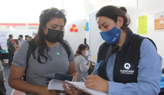 Ofertan más de 900 plazas en Feria de Empleo para jóvenes en Querétaro