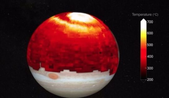 Científicos descubren una ola de calor planetaria en la atmósfera de Júpiter