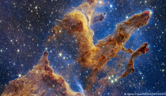 James Webb: las deslumbrantes imágenes de los «Pilares de la creación» captadas por el flamante telescopio
