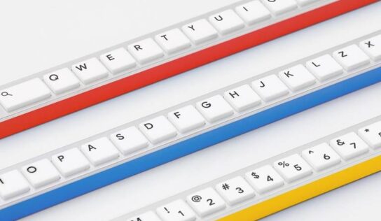 ¡No es broma! Google crea teclado lineal de casi dos metros [Video]