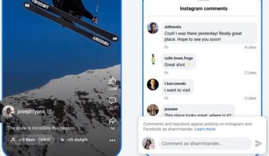 Ahora desde Facebook podrás ver y escribir comentarios en Instagram Reels sin cambiar de app