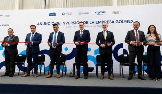 Invierte empresa Golmex 300 mdp en nueva planta de producción en Querétaro; generará 122 empleos