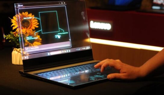 Lenovo inventa la primera laptop transparente: ¿genialidad o tecnología que no aporta nada?